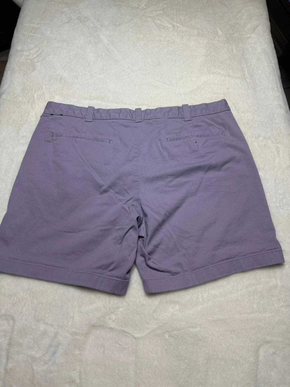J. Crew Men’s Lavender Flat-Front Chino Shorts